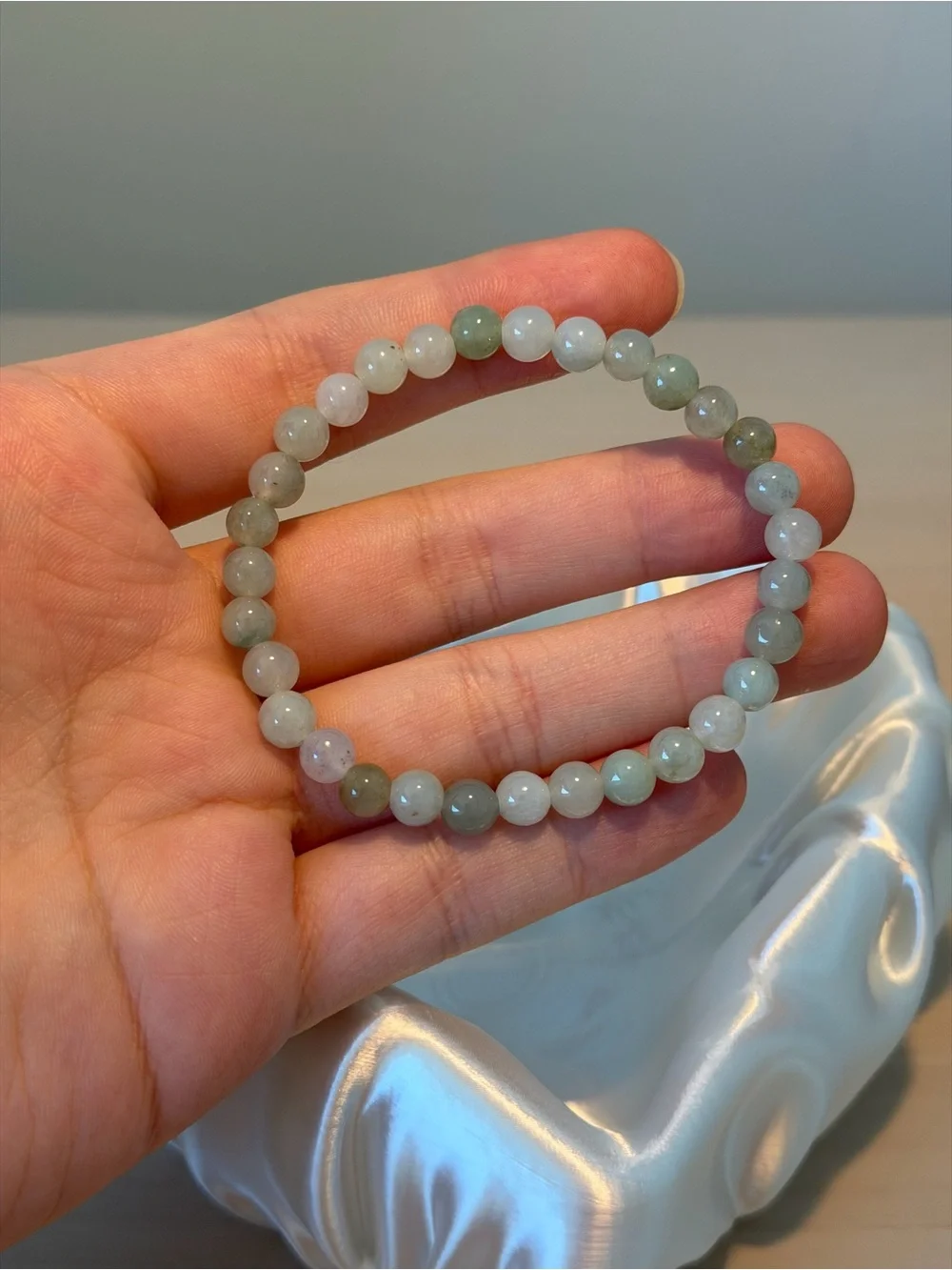 Jade beads piece size